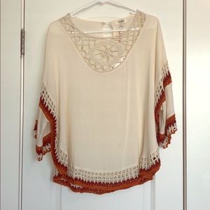 Ivory Crochet Top